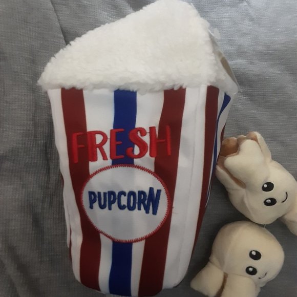 Frisco Zoomies & Chill Popcorn Hide & Seek Plush Squeaky Puzzle Dog Toy - Picture 1 of 8